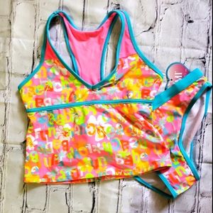 New 😀 YMI Tankini swimwear 2pc Girls 10/12